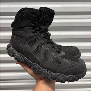 THOROGOOD MEN'S CROSSTREX BLACK PATHOGEN WORK BOOTS - COMPOSITE TOE